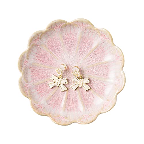 Image of BEUNAIZER Jewelry Dish Tray, Ring Dish, Ceramic Trinket Tray, Key Bowl