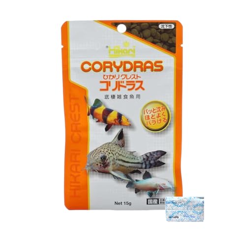 キョーリン クレスト コリドラス 15g 熱帯魚のエサ 底棲雑食用 オリジナルポケットティッシュ付き