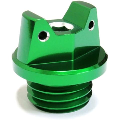 MotoSculpt Oil Fill Cap Plug (GREEN) for Kawasaki KX60 KX65 KX80 KX85 KX100 KX112 Cover