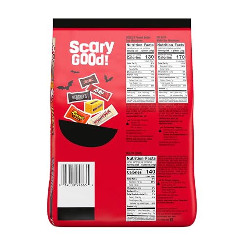 Hershey's Assorted Chocolate Halloween Candy Bulk Variety Pack, 35.93 oz - image 3