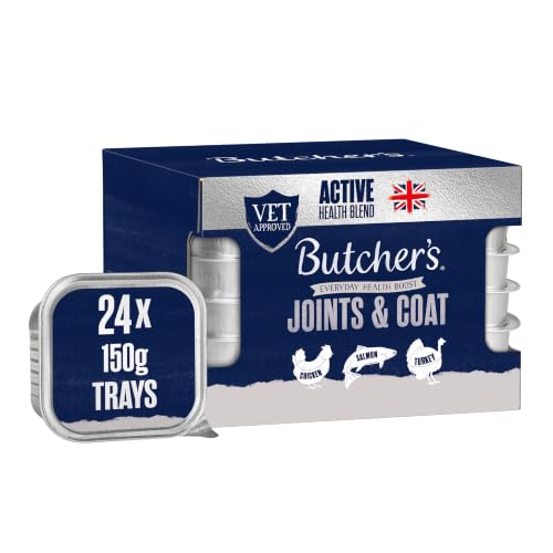 Butchers Complete Wet Tray Adult Dog Food Joint & Coat Pack 24x150g