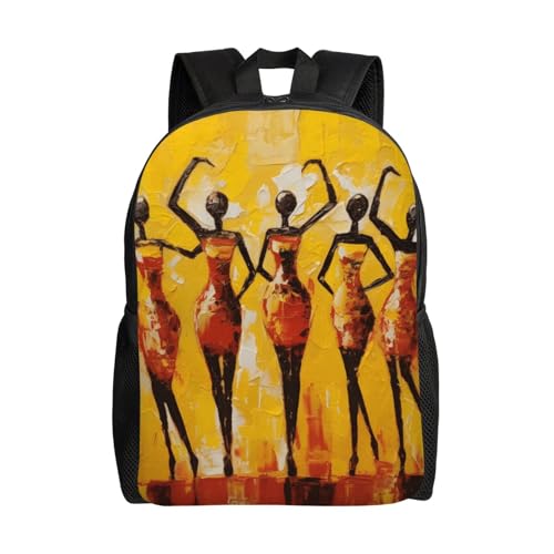 African American Woman Backpack Traditional Laptop Backpack