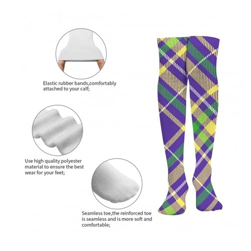 Fashion Over Knee Socks Unisex Thigh High Socks Long Boot Stockings2