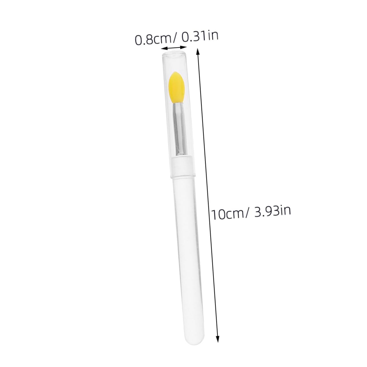 SOESFOUFU 12pcs Silicone Lipstick Applicator Wands Portable Lip Brush Cover Lip Gloss Brush for Women Makeup Tools Set Travel-friendly Lip Applicators