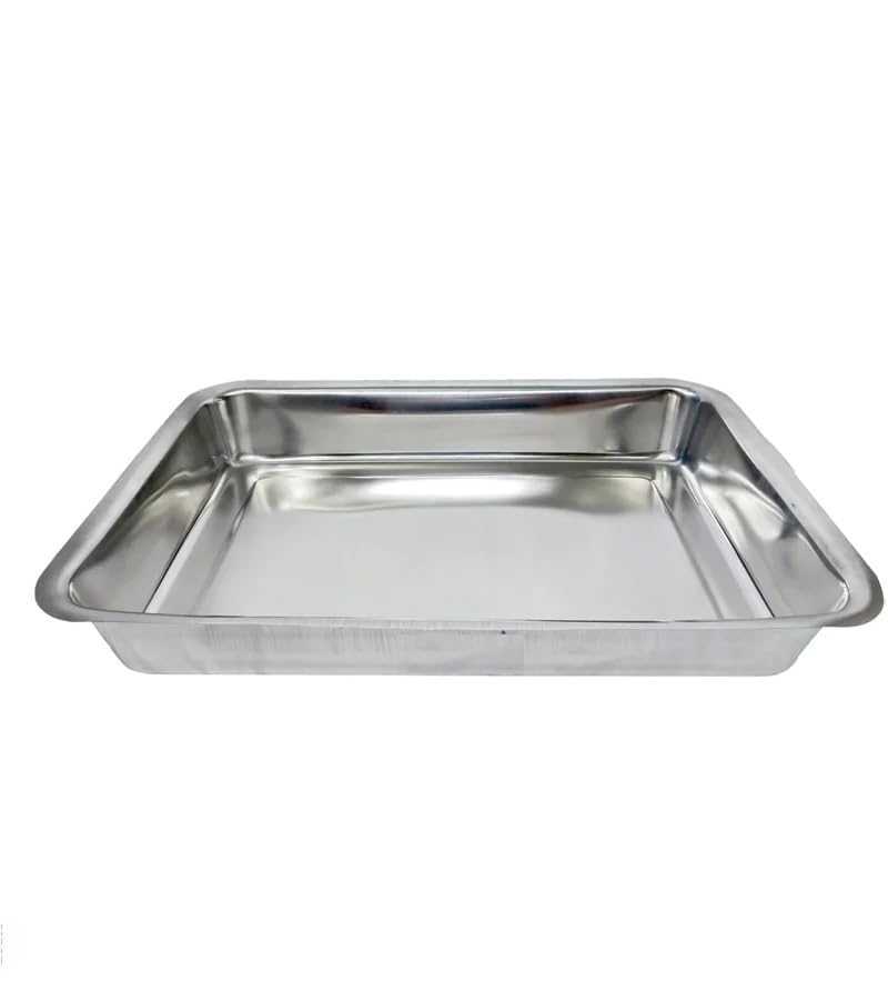 Mowell Instrument Tray for New Born Baby Medical Stainless Steel Baby Tray Without Cover, Size - 18” x 12” x 3” (B08M5W2JG1) Amazon Price History, Amazon Price Tracker