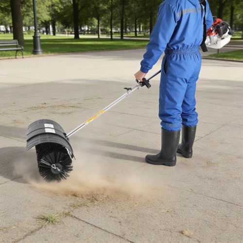 Image of 52cc Handheld Lawns Sweeper 2-Stroke Air Cooled Fuel Engine Gas Power Sweeping Broom Machine (3)