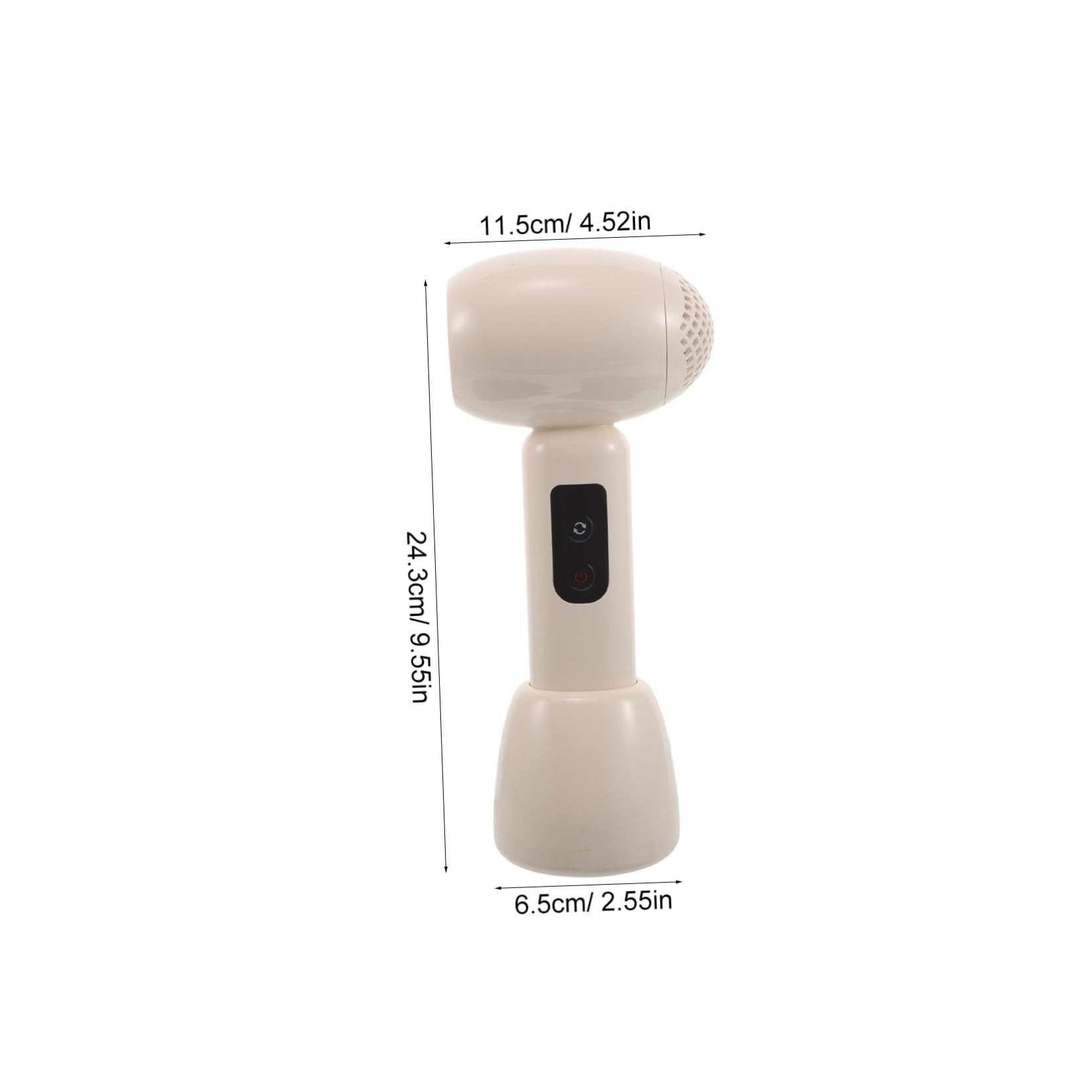 Healeved Asciugacapelli Portatile con Regolazione Temperatura, Materiale Abs Leggero e Compatto, per Utilizzo in Camera da Letto o Casa