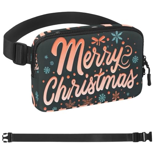 Sac banane de Noël pour téléphone avec bandoulière de voyage décontracté