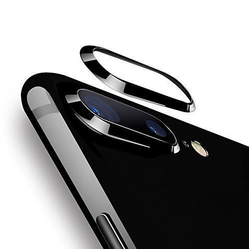 Aluminum Alloy Rear Camera Lens Metal Protector Guard Circle Cover Ring for Apple iPhone 7 Plus 5.5 inches Black