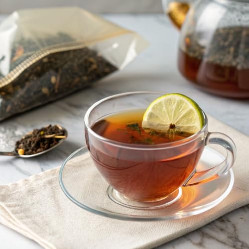 Image of FGO Organic Earl Grey Black Tea, 16 Ounce Loose Leaf Bulk Resealable Bag, 16oz, Packaging May Vary (Pack of 1)