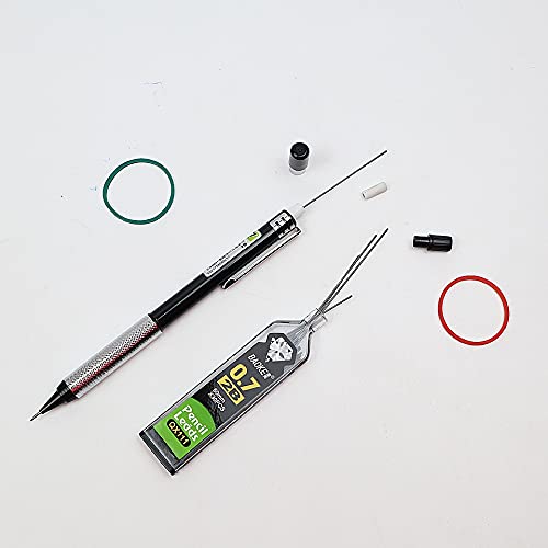Druckbleistift 0,3/0,5/0,7/0,9 mm Metall-Automatikbleistift (0,9 mm) (0,5 mm)