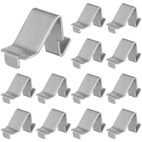 12PCS Metal Shelf Clips,Shelf Support Clips Adjustable Shelving Clips for Cabinets Bookshelf Closet - Thickened 8mm