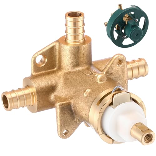 Rossesay FP62325PF Rough In Brass Compatible with Posi-Temp Pressure Balancing Tube Cycling Shower...