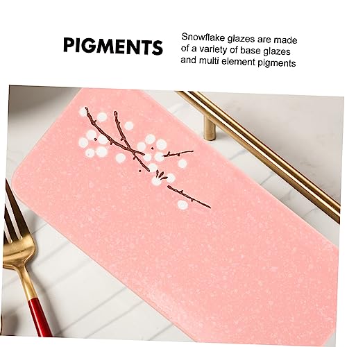 Plato de cerámica estilo japonés para sushi miniatura 3