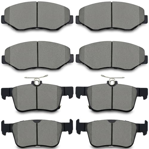 Image of Front & Rear Ceramic Brake Pads Kit for 2016-2021 Honda Civic D914 D1878