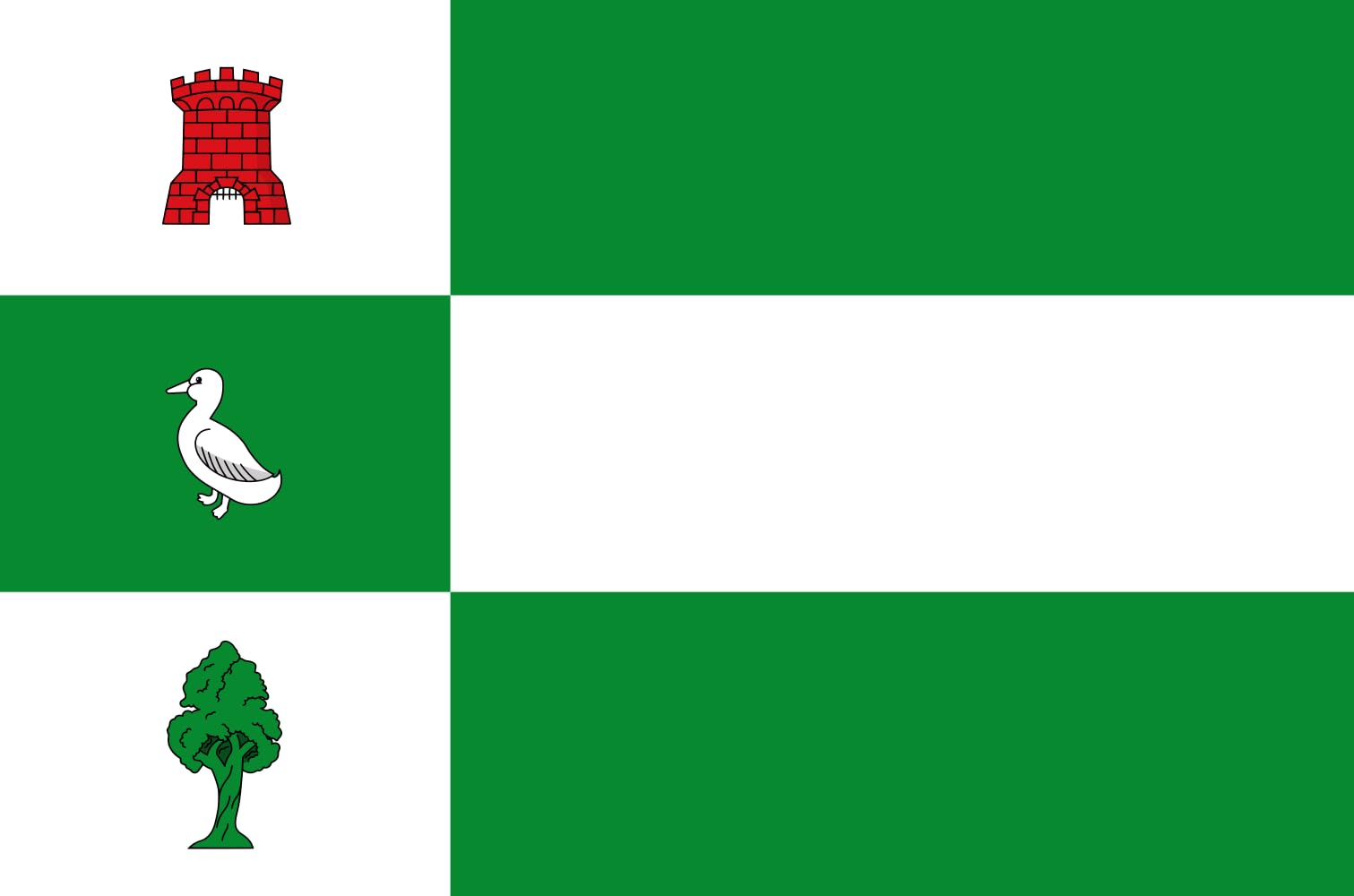 Drapeau Halderberge vlag 1997 grand modèle de mairie
