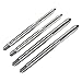uxcell Metric Machine Taps M2.5 x 0.45mm & M3x 0.5mm H2 HSS Uncoated 3 Straight Flutes Thread Tapping DIY Tool 4pcs