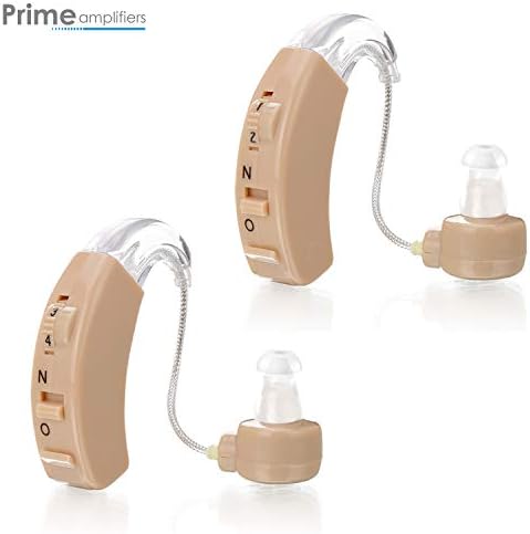 Digital Hearing Amplifier Aids - Set of 2 Amplifiers - Aid Your Hearing - for Men and Women