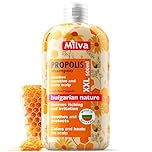 Milva Itchy Scalp Shampoo with Propolis - 500 ml Natural Anti Dandruff Dry Scalp Treatment with Honey Bee Soothing Formula for Irritated, Flaky, Sensitive Skin - Strengthens Hair & Prevents Breakage
