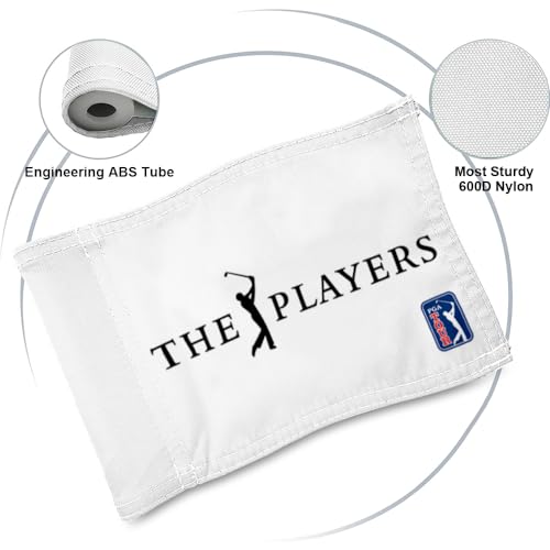 2BUT Golf Pin PGA Flag - White 8