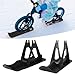 Xcello Kids Balanced Scooter Skis Stand Snowboard Equipment Parking Rack for Winter Skiing in Black
