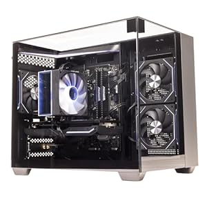 GTR Gaming PC | AMD Ryzen 7 5700X | RX 9060 XT-16GB | 32GB DDR4 3600MHz | 1TB NVMe SSD | 600W 80+ Bronze PSU | ARGB Case | Wi-Fi | Windows 11 Home