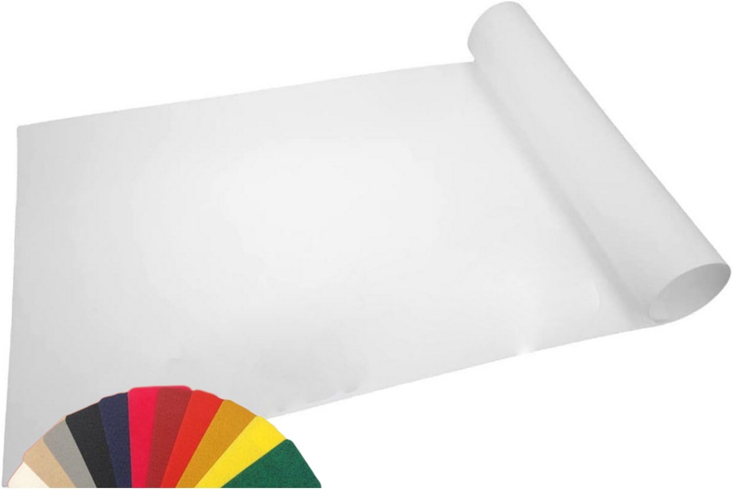 MadeInNature - Tapis moquette événementiel polyvalent : exposition, anniversaire, gala - Anti-feu - Tapis Réutilisable (Blanc 1x20m)