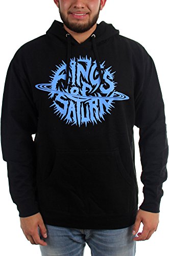 Rings of Saturn - Mens Dingir Pullover Hoodie, Medium, Black