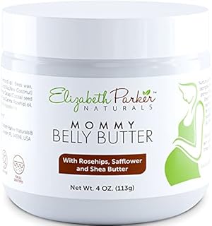 Stretch Mark Cream for Pregnancy with Shea Butter - Maternity Belly Butter and Moisturizer - Skin Tightening Cream and Stretch Mark Remover with Cocoa Butter - Pregnancy Must Haves - Lavender (4oz)