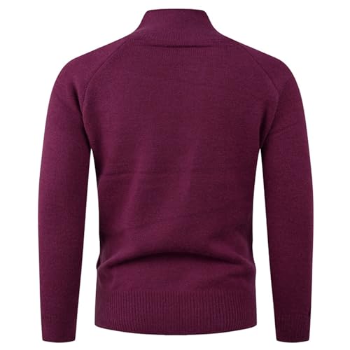 Suéter de cuello alto con botones delanteros para invierno 2