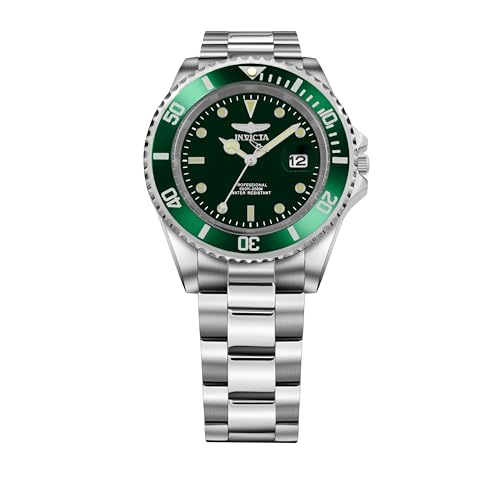 Invicta Diver's 200M 40mm Green Dial Quartz Watch - Image 5