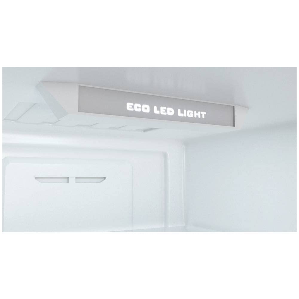 Teka NFL 345 C - Frigorífico Combi No Frost Total, de 188 cm, 2 Puertas y con Control Electrónico, Frigorífico y Congelador, Sistema Antibacterias, Color Acero Inoxidable
