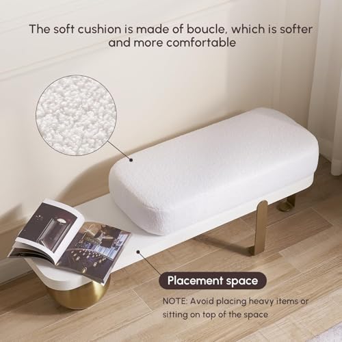 Luxury Upholstered Accent Bench