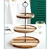 [MULTI-USAGES] Peut être utilisé comme présentoir à gâteaux ou pour contenir des cupcakes, des desserts et des fruits.