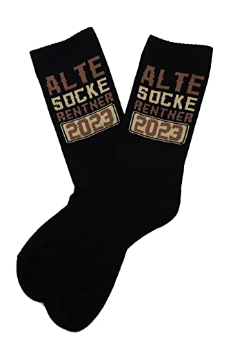 clothinx Socken mit Spruch Alte Socke Rentner 2023 und kleiner Karte - Eine schöne Geschenkidee für Die Verabschiedung In Den Ruhestand Rente Und Pension Cover