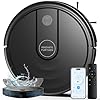 Robot Vacuum and Mop Combo : 3-in-1 Robotic Vacuum Cleaner, 2.87″ Slim and 4000Pa Suction Robot Vacuum for Under Furniture/Beds, Smart Navigation, App/Alexa Control for Hard Floors & Low-Pile Rugs