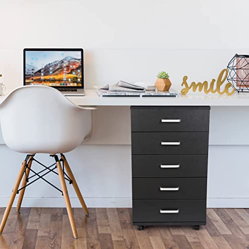 Tusy 5-Drawer Office Storage File Cabinet, Storage Organization For Home, Office, Closet, Bedroom #TOP1