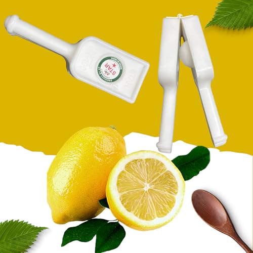 Image of Brunchy Lemon Squeezer Stainless Steel - Food Grade, Nimbu Squeezer with Bottle Opener, Comfortable Handle - Premium Acrylic Finish for Effortless Juicing