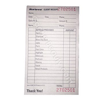 Marianna Deluxe Salon Check Pads 5'x3' White 1 x BK-08821W