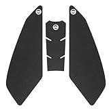 Materiale: gomma PVC, colore: nero, materiale resistente ai graffi e all'usura, evitando graffi sul serbatoio del carburante causati da collisioni di pietre durante la pedalata