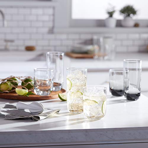 Libbey Polaris 16-Piece Tumbler And Rocks Glass Set #TOP4