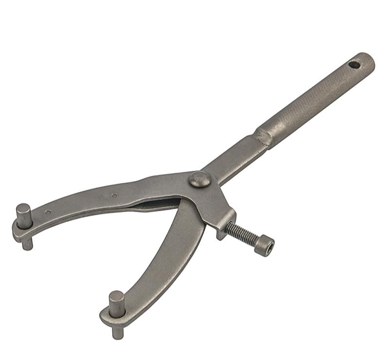 バイク用プーリーホルダー, Y型ペンチ, ピン間隔27-110mm調整可能, プーリー脱着ツール, 295mm長