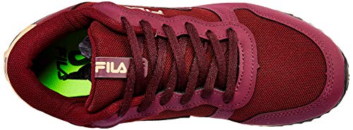 Fila, Euro Jogger Sport, Tênis, Feminino, Vinho/Bege, 36