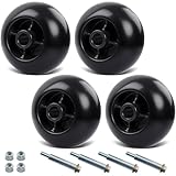 Deck Wheel for Lawn Mower, 03905900 Anti Scalp Deck Wheel Compare with Ariens Gravely Mower Tractors 00473600 06200321 00473800, Aftermarket Double Wheels Kit and Hardware Kit, 4 Pack