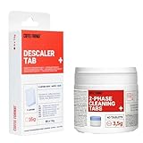 Coffee Format Set mit Reinigungstabletten für die Kaffeemaschine: 2-Phase Cleaning Tabs+ 40 x 3,5 g...