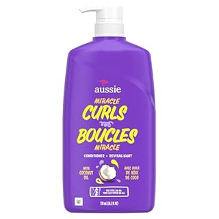 Aussie Miracle Curls with Coconut Oil, Paraben Free Conditioner, 778mL
