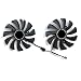 Dotodo 85mm Grafikkarten Lüfter HA9010H12F-Z XY-D09010SH 4-poliger Grafikkarten Kühler für MSI GeForce GTX1660 1660Ti RTX 2060 VENTUS XS C Lüfter Ersetzen Sie Den KüHler (Grafikkartenlüfter-AB)