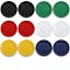 Youngever 9 Pacchi Grandi Piatti di Plastica 25cm, Piatti da Tavola (Colore Costiera