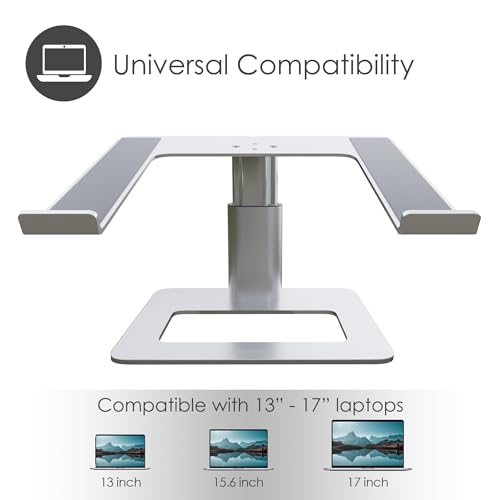 Support Ordinateur Portable et Tablette Aluminium Organisateur Bureau