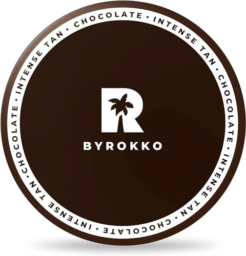BYROKKO Shine Brown Chocolate Sunbed Tanning Accelerator (200 ml), Sunbed Cream Effective In Sunbeds & Outdoor Sun, Super XXL Fast Bronzing Cream for Intense Chocolate Tan